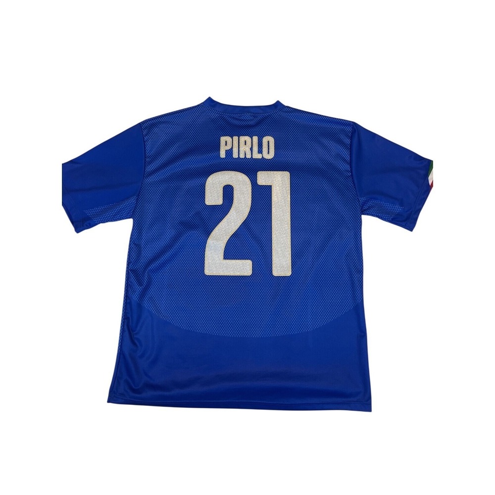 Andrea Pirlo #21 Jersey Italia Football Soccer FIGC Made in Italy XL - Picture 2 of 5